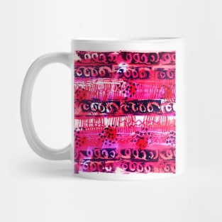 Abstract Ladybirds Mug